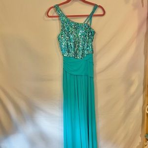 Adrianna Papell sequin gown